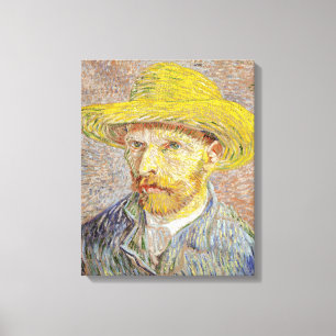 Toile Vincent van Gogh - Autoportrait avec Casquette de