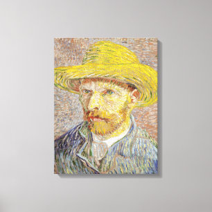 Toile Vincent van Gogh - Autoportrait avec Casquette de