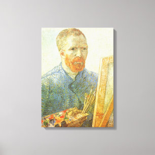 Toile Vincent van Gogh - Autoportrait devant Easel