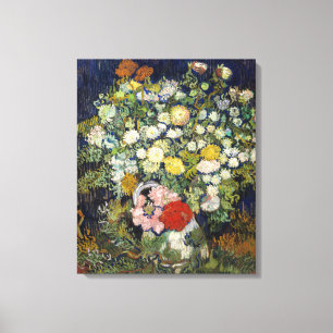 Toile Vincent van Gogh - Bouquet de fleurs dans un vase