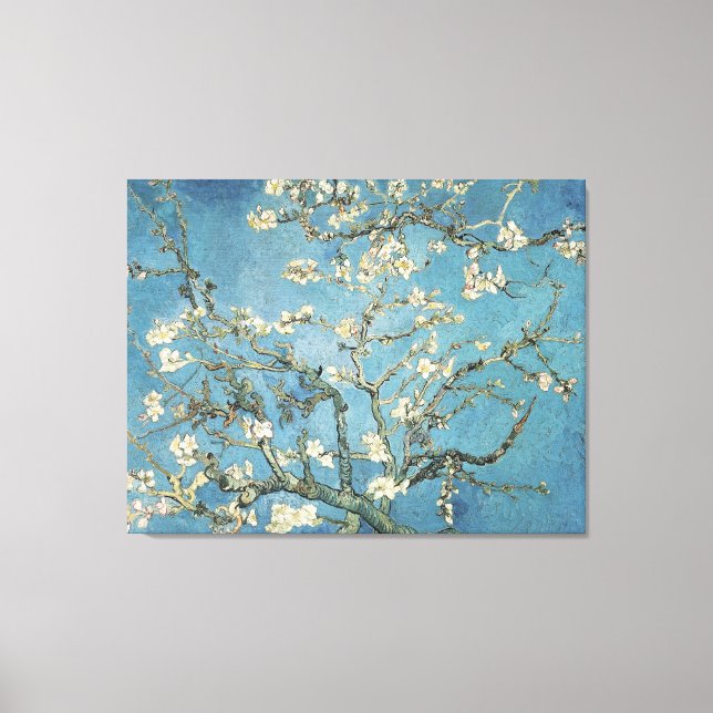 Toile Vincent van Gogh | Branches d'amande en fleurs, 18 (Recto)
