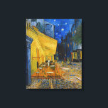 Toile Vincent van Gogh - Café Terrasse en soirée<br><div class="desc">Café Terrasse sur la Place du Forum à la Nuit - Vincent van Gogh,  1888</div>