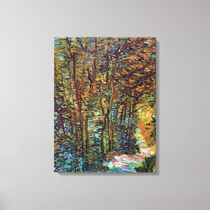 Toile Vincent Van Gogh - Chemin Dans Les Bois Beaux-Arts