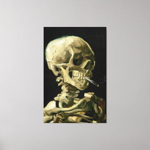 Toile Vincent van Gogh - Cigarette pour fumer le crâne