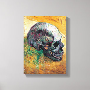 Toile Vincent Van Gogh - Crâne en profil - Art