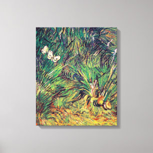 Toile Vincent Van Gogh - Deux papillons blancs Beaux-Art