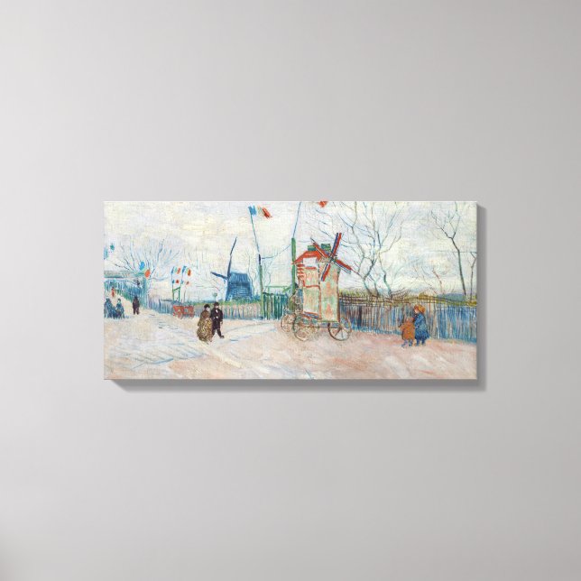 Toile Vincent van Gogh - Impasse des Deux Frères (Recto)