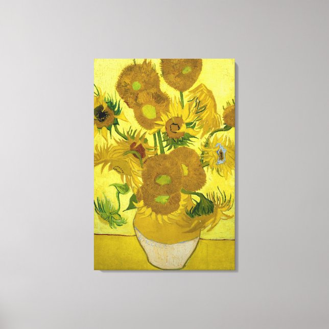 Toile vincent van gogh impressionniste tournesol fine ar (Recto)