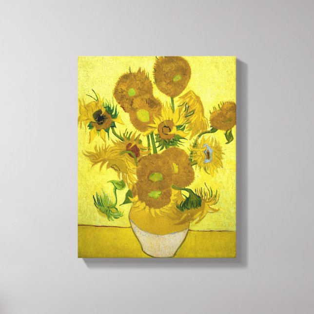 Toile vincent van gogh impressionniste tournesol fine ar (Recto)