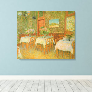 Toile Vincent van Gogh - Intérieur d'un restaurant