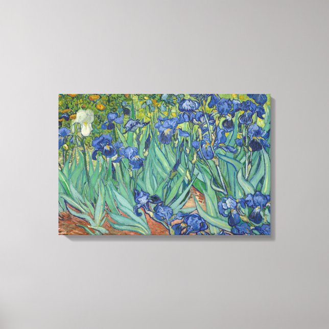 Toile Vincent van Gogh - Irises (Recto)