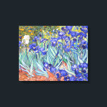 Toile Vincent Van Gogh Irises Floral Vintage Fine Art<br><div class="desc">Vincent Van Gogh Blue Irises Floral Fine Art Irises est l'un des nombreux tableaux d'iris de l'artiste post-impressionniste néerlandais Vincent van Gogh. Comme beaucoup d'artistes de son époque, Van Gogh a été influencé par les estampes japonaises ukiyo-e. Les contours forts, les angles inhabituels, y compris les vues rapprochées, sont un...</div>