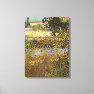 Toile Vincent van Gogh - Jardin en fleurs