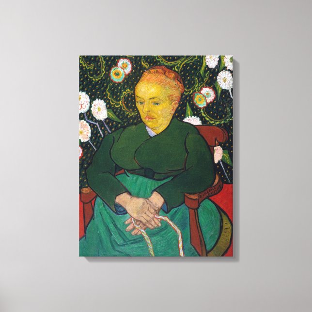 Toile Vincent van Gogh La Berceuse Femme (Recto)