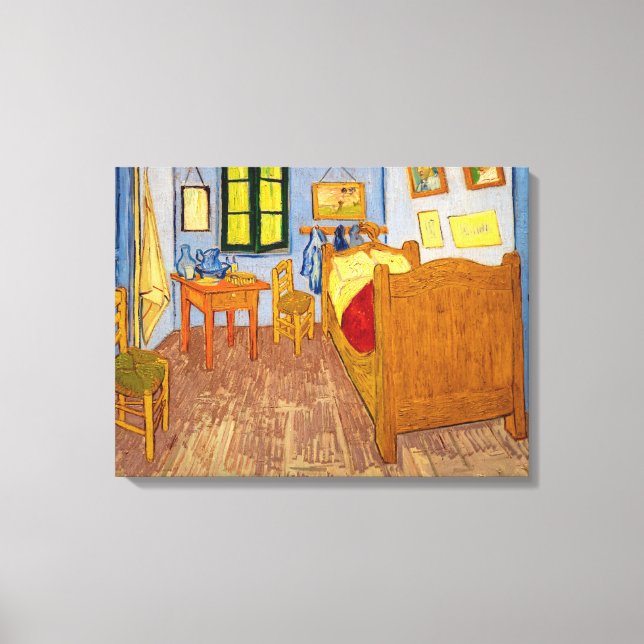 Toile Vincent van Gogh - La chambre de Vincent à Arles (Recto)
