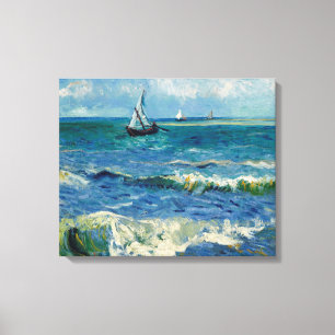 Toile Vincent Van Gogh - La mer aux Saintes-Maries