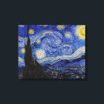 Toile Vincent Van Gogh - La nuit étoilée<br><div class="desc">The Starry Night / La nuit etoilee - Vincent Van Gogh en 1889</div>