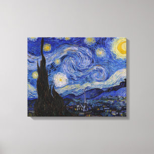 Toile Vincent Van Gogh - La nuit étoilée
