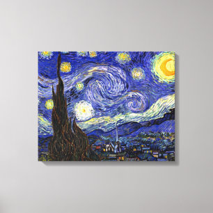 Toile Vincent Van Gogh - La Nuit étoilée Beaux-Arts