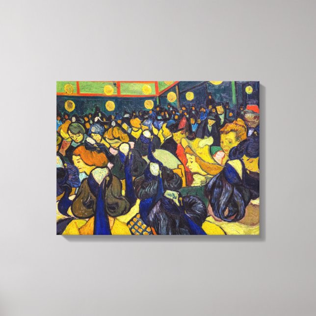 Toile Vincent van Gogh - La salle de bal à Arles (Recto)