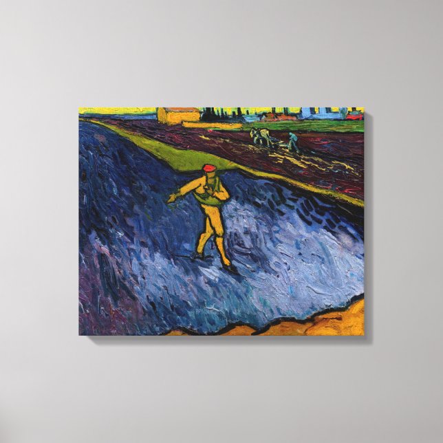 Toile Vincent van Gogh - La Tour : périphérie d'Arles (Recto)