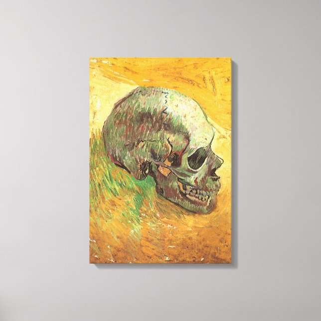 Toile Vincent van Gogh - La vie morte avec le crâne (Recto)