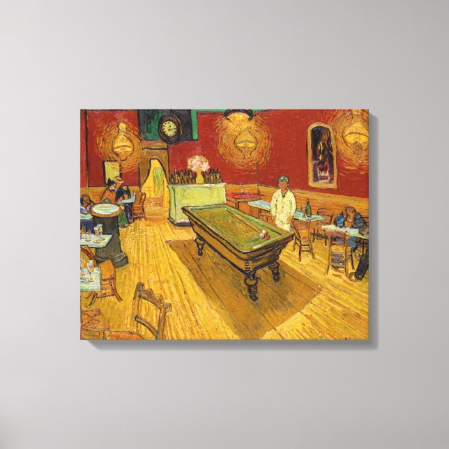 Toile Vincent van Gogh - Le Café de Nuit (Recto)