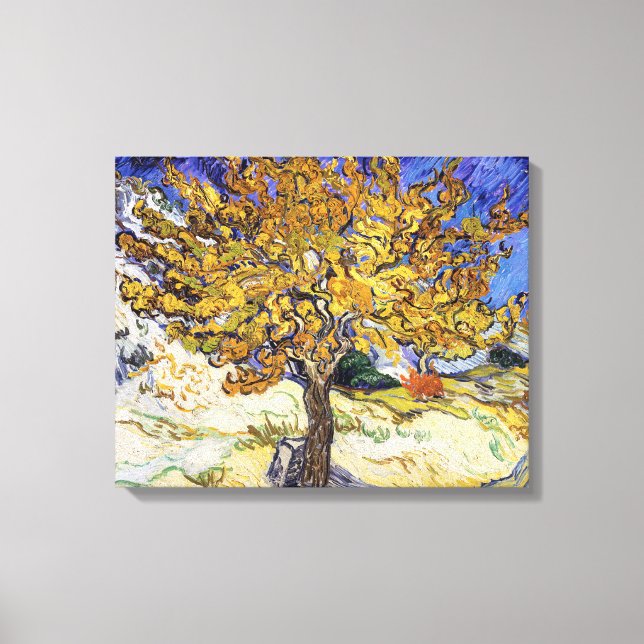 Toile Vincent van Gogh - Le Mûrier (Recto)