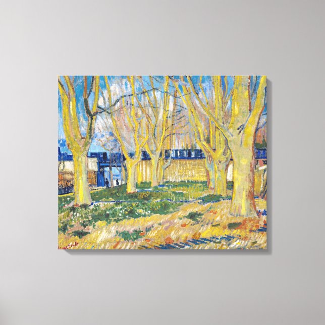 Toile Vincent van Gogh - Le Train Bleu (Recto)