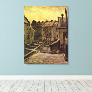 Toile Vincent van Gogh, Les arrière-cours de vieilles ma
