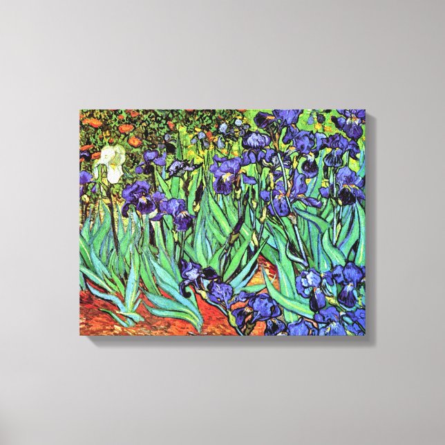 Toile Vincent Van Gogh - Les Iris - Flower Lover Fine Ar (Recto)