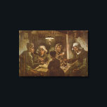 Toile Vincent van Gogh - Les mangeurs de pommes de terre<br><div class="desc">The Potato Eaters (1885) de Vincent van Gogh est un Post impressionnisme vintage de peinture de la vie quotidienne et est considéré comme l'une des premières grandes oeuvres d'art de van Gogh. Van Gogh a dit qu'il voulait représenter les paysans comme ils étaient vraiment. Il a délibérément choisi des modèles...</div>