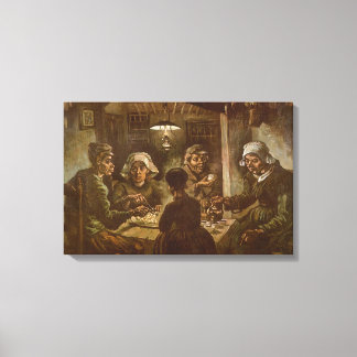 Toile Vincent van Gogh - Les Mangeurs de pommes de terre