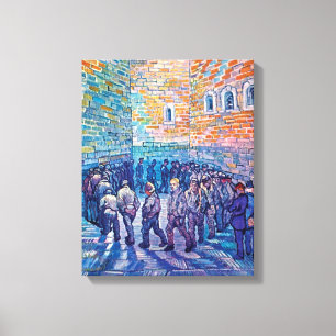 Toile Vincent Van Gogh - Les Prisonniers faisant leur ro