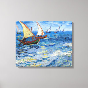 Toile Vincent van Gogh - Marine près de Saintes-Maries