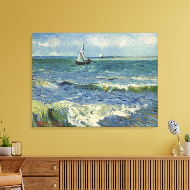 Toile Vincent van Gogh - Mer Près De Saintes Maries (Insitu(Salon))