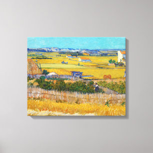 Toile Vincent van Gogh - Moisson à La Crau