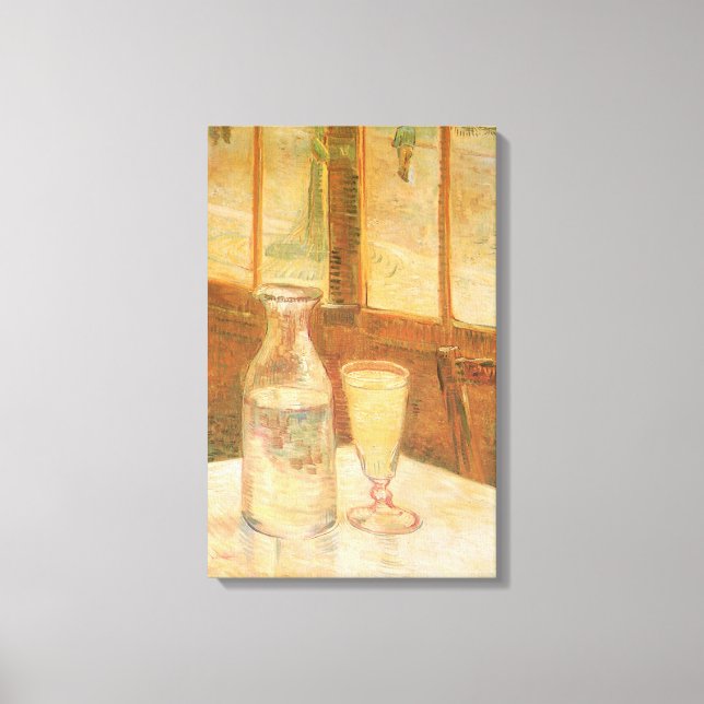 Toile Vincent van Gogh - Nature morte à l'absinthe (Recto)