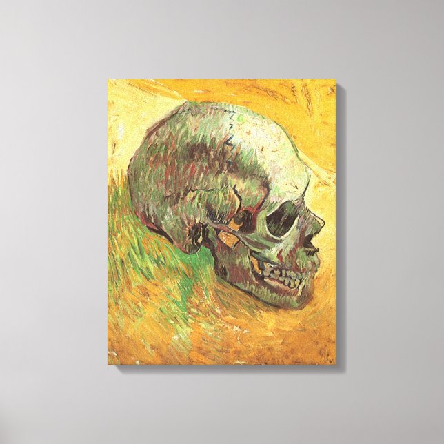 Toile Vincent van Gogh - Nature morte avec crâne (Recto)