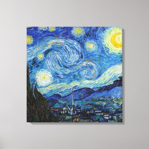 Toile Vincent Van Gogh Nuit d'art Vintage