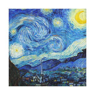 Toile Vincent Van Gogh Nuit d'art Vintage