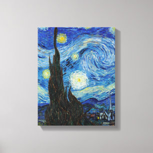 Toile Vincent Van Gogh Nuit étoilée Art fin vintage