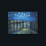 Toile Vincent van Gogh - Nuit étoilée sur le Rhône<br><div class="desc">Nuit étoilée sur le Rhône / Nuit étoilée sur le Rhône - Vincent van Gogh,  Huile sur toile,  1888,  Arles</div>