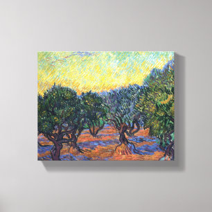 Toile Vincent Van Gogh Olive Grove Impressionnisme Art