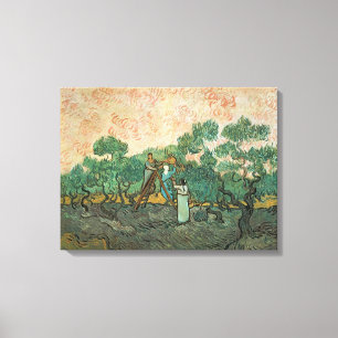 Toile Vincent van Gogh Olive Pickers, Saint-Remy