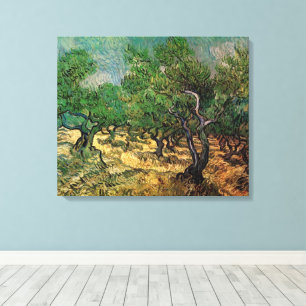 Toile Vincent van Gogh - Oliveraie