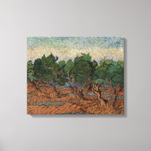Toile Vincent van Gogh - Oliveraie