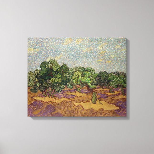 Toile Vincent van Gogh - Oliviers (Recto)