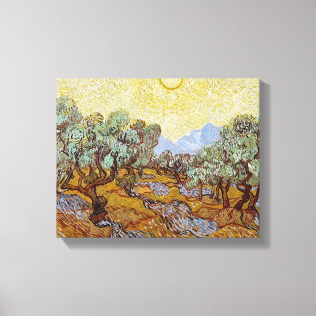 Toile Vincent van Gogh | Oliviers, 1889 (Recto)