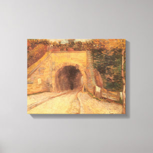 Toile Vincent van Gogh - Passage inférieur de la route,